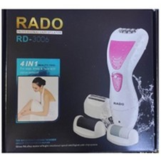 Rado Rd-3006 Vıp 4 In 1 Su Geçirmez Şarjlı Epilasyon Aleti Tüy Alma Epilatör Topuk Makinesi