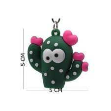 3D FİGÜRLÜ ANAHTARLIK KAKTÜS