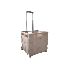 KATLANIR TEKERLEKLİ KAMP KASASI KAHVERENGİ