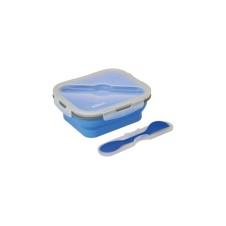 SİLİKON KATLANABİLİR TEK GÖZLÜ YEMEK SETİ