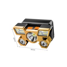 Red-22 Güçlü Kafa Feneri Avcı Feneri Balıkçı Kamp El Bisiklet Motor Feneri Ikaz Şarjlı Led Işıldak