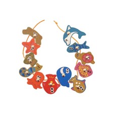 Ahşap Balık Tutma Oyunu 12li Ip Dizme Bultak Çocuk Oyuncak