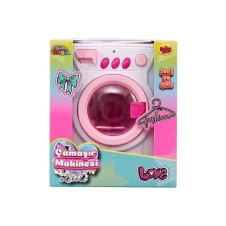 Eğitici Bebek ve Çocuk Pilli Işıklı ve Sesli Küçük Çamaşır Makinesi 02603
