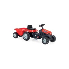 Active Römorklu Pedallı Traktör - Kırmızı