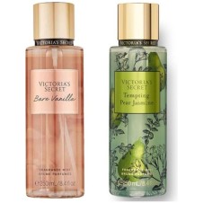Victoria's Secret Bare Vanilla-Tempting Pear Jasmine Vücut Spreyi Ikili Set