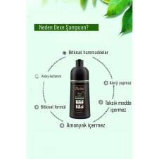 Black Hair Shampoo Beyaz Kapatıcı Şampuan Siyah Renk 400 Ml Büyük Boy