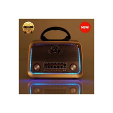 Ahşap Nostaljik Görünümlü Bluetoothlu USB-SD Card Mp3 Çalar Radyo Müzik Kutusu