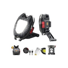 Şarjlı Çakmaklı Mini Kamp Feneri Çoklu Mod Ve Kırmızı Ikaz Lambası, Düdük, Açacak