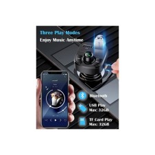 Pro X8 Araç Fm Transmitter 5.0 Bluetooth Araç Kiti Usb Mp3 Sd Kart Çakmaklık Girişli Araba Oto Teyp