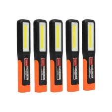 Her Araçta Bulunması Gereken Or 998 Ayarlanabilir Mıknatıslı Şarjlı Fener 5 Adet Lamba Çok Renkli