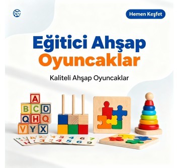 Ahşap Eğitici Oyuncaklar