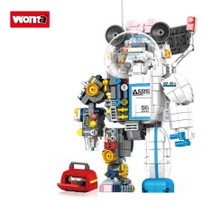 WOMA oyuncaklar C0420 yeni sıcak çocuk çocuklar yetişkin dekompresyon oyuncak Mech STEM Robot Mecha modeli eğitim yapı taşları tuğla setiPCS:819 PARÇA