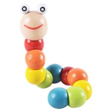 Çocuk Ahşap Yaratıcı Büküm Tırtıl Anaokulu Erken Eğitim Parmak Esnek Dıy Eğitici Simülasyon Oyuncaklar (Yurt Dışından)