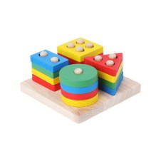 Ahşap Eğitici Sıralama Oyuncağı