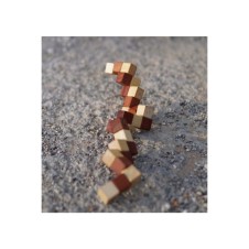 Montessori Ahşap Oyuncak: Ipli Küp Yılan