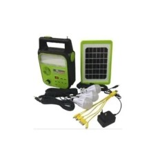 Güneş Enerjili Solar Aydınlatma Sistemi Radyo / 3 Ampül / At 9012