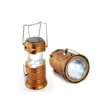 Çok Fonksiyonlu Usb Çıkışlı Güneş Enerjili Şarjlı Led El Feneri Işıldak 6+1