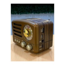 Rt-371 Fm Radyo Mini Taşınabilir Müzik Kutusu Nostaljik Radyo Usb Sd Bluetooth Destekli