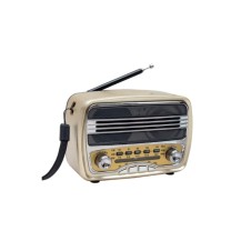 840bt Nostalji Tipi Şarjlı Usb/sd/fm/bluetooth Destekli Radyo