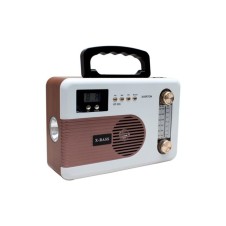 Rt-355 Nostaljik Prototip Radyo Müzik Kutusu Bluetooth Usb Saatli