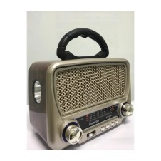 Shop Rt-819 Solar Paneli Nostaljık Fm,aux,usb Radyo Müzik Çalar Rt-819