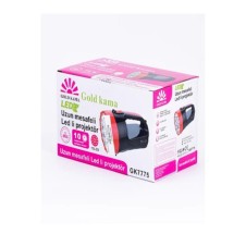 Gold Kama Uzun Mesafeli 15 Ledli Şarjlı El Feneri Gk7775