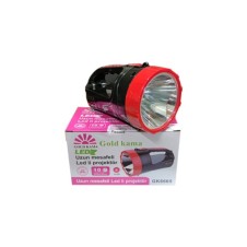 Gold Kama Uzun Mesafeli Ledli Şarjlı El Feneri GK6665 - Kamp, Avcı, Balıkçı Feneri, Çadır Lambası