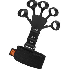 Comely Parmak Güçlendirici Genişletici Cihazı Ayarlanabilir Önkol Egzersiz Parmak Egzersizi 1 Pc Siyah (Yurt Dışından)