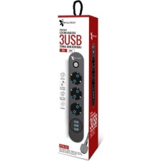 NKŞ Ticaret Uzatma Kablosu 3 Priz 3 USB 2500 Watt