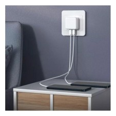 Apple Uyumlu 35 W Çift USB-C Bağlantı Noktalı Şarj Adaptörü Hızlı İkili Şarj