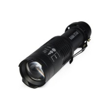 Km-87 Polis Tipi Zoomlu Şarjlı Metal Dağ Kamp Cep Feneri