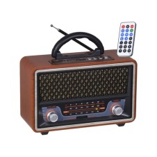 Nikula Star Nıkula Star Şarjlı ve Elektrikli Bluetooth USB Çalar Nostaljik Radyo RDL-4617 Bt RDL-4638
