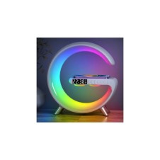 Çok Fonksiyonlu Gece Lambası Çalar Saat Şarj Istasyonu Telefon Bağlantısı ile Hoparlöre Dönüşüyor