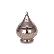 bazaarcopper Bakır Tabbal Kubbe Baharatlık El Dövme Nikel bazaarcopper0013-2