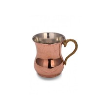 bazaarcopper Bakır Elit Maşrapa Düz 200 Ml 2Li Takım Kırmızı bazaarcopper0450-21