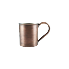 bazaarcopper Bakır Cup Bardak 2 No Düz 450 Ml Oksit bazaarcopper0452-3