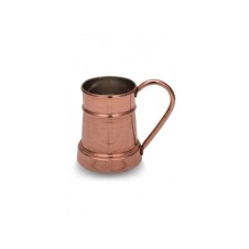 bazaarcopper Bakır Debito Bardak Düz 600 Ml 2li Takım Kırmızı bazaarcopper0455-21