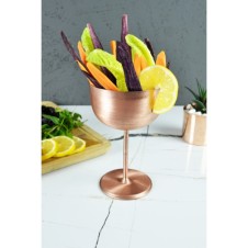 bazaarcopper Bakır Vino Şarap Kadeh 2 No Düz 400 Ml Skoç bazaarcopper0457-4