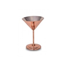 bazaarcopper Bakır Martini Kadeh Düz 250 Ml 4lü Takım Kırmızı bazaarcopper0459-41