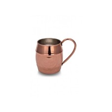 bazaarcopper Bakır Grande Bardak 2 No Düz 1000 Ml 2li Takım Kırmızı bazaarcopper0464-21
