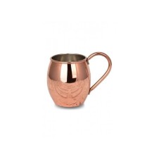 bazaarcopper Bakır Moscow Mule Bardak Düz 500 Ml Kırmızı bazaarcopper0493-1