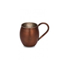 bazaarcopper Bakır Moscow Mule Bardak Düz 500 Ml Oksit bazaarcopper0493-3