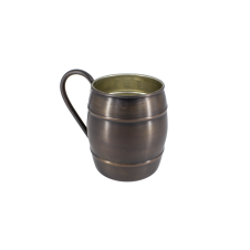 bazaarcopper Bakır Grande Bardak 1 No Düz 500 Ml Oksit bazaarcopper0498-3