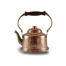 bazaarcopper Bakır Maraş Demlik Zımba İşleme Kırmızı bazaarcopper1960-1