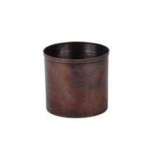 bazaarcopper Bakır Bahar Saksı 2 No 10 Cm Düz Oksit bazaarcopper2565-3