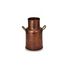 bazaarcopper Bakır Armağan Vazo 18 Cm Düz Oksit bazaarcopper2603-3