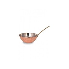 bazaarcopper Bakır Wok Tava 25 Cm Sadece Taban El Dövme Kırmızı bazaarcopper4800-1