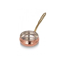 bazaarcopper Bakır Alebat Sosluk 2 No 11 Cm Makine Dövme Kırmızı bazaarcopper4817-1