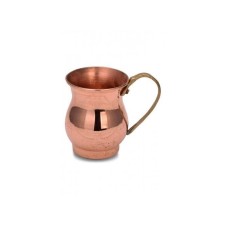bazaarcopper Bakır Oyuncak Maşrapa 6 Cm Düz Kırmızı bazaarcopper5502-1