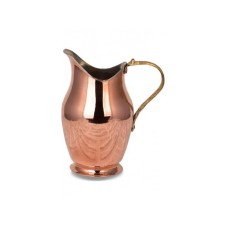 bazaarcopper Bakır Antalya Sürahi 1 No Düz Kırmızı bazaarcopper7250-1